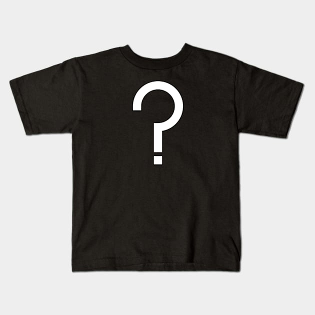 Mystery Tee (White) Kids T-Shirt by Tooniefied